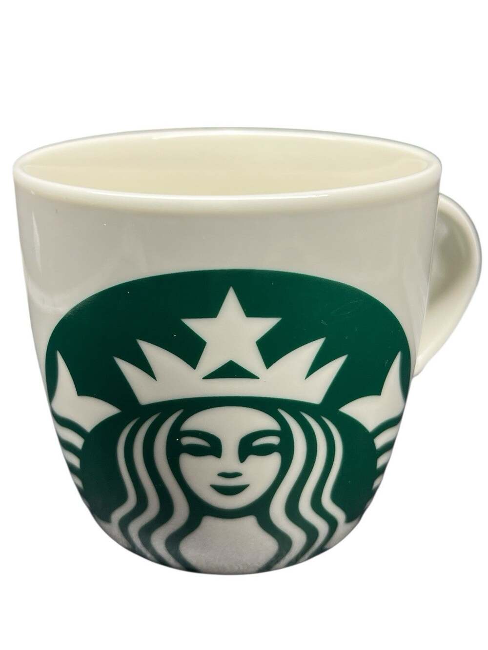Starbucks 2017 White 14 oz Mug • Green Siren Logo • Dishwasher Safe